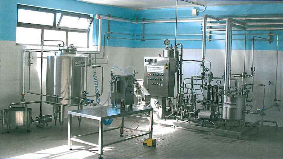 IMPIANTI COMPLETI LAVORAZIONE LATTE