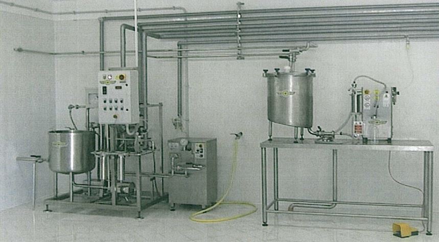 IMPIANTI COMPLETI LAVORAZIONE LATTE
