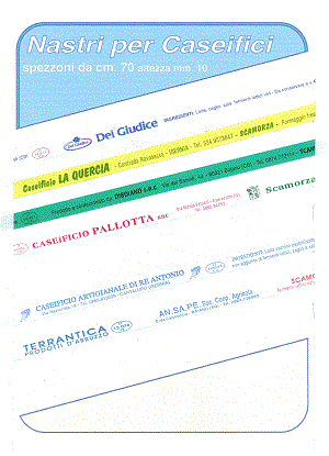 NASTRINI PERSONALIZZATI